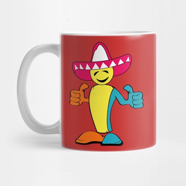 Funny Cartoon Mexican by Toogoo